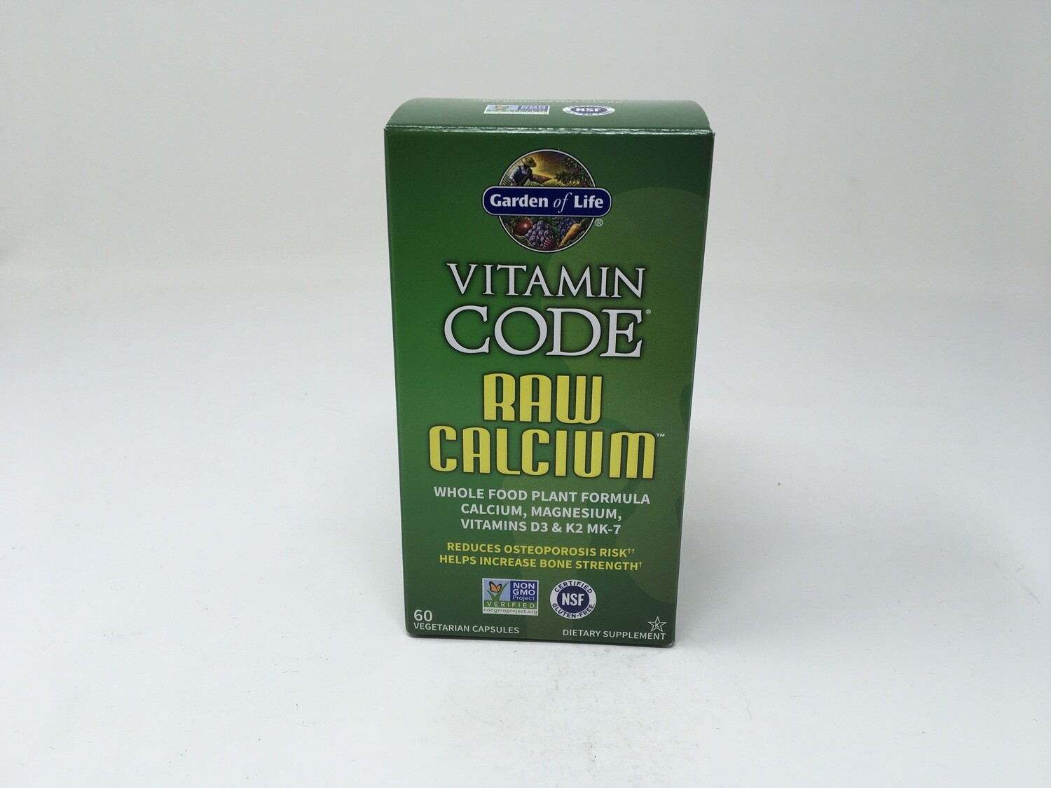 Raw Calcium 60 vcaps (Garden of Life)