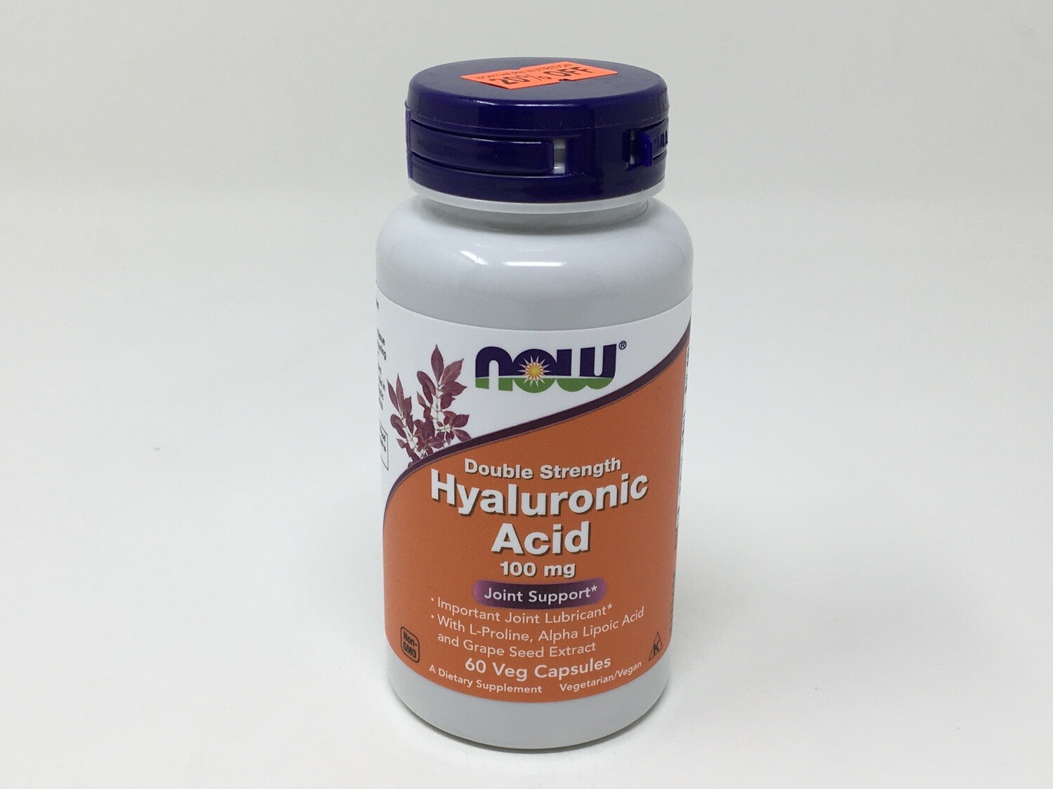 Hyaluronic Acid  60 vcaps 100 mg (Now 3155)