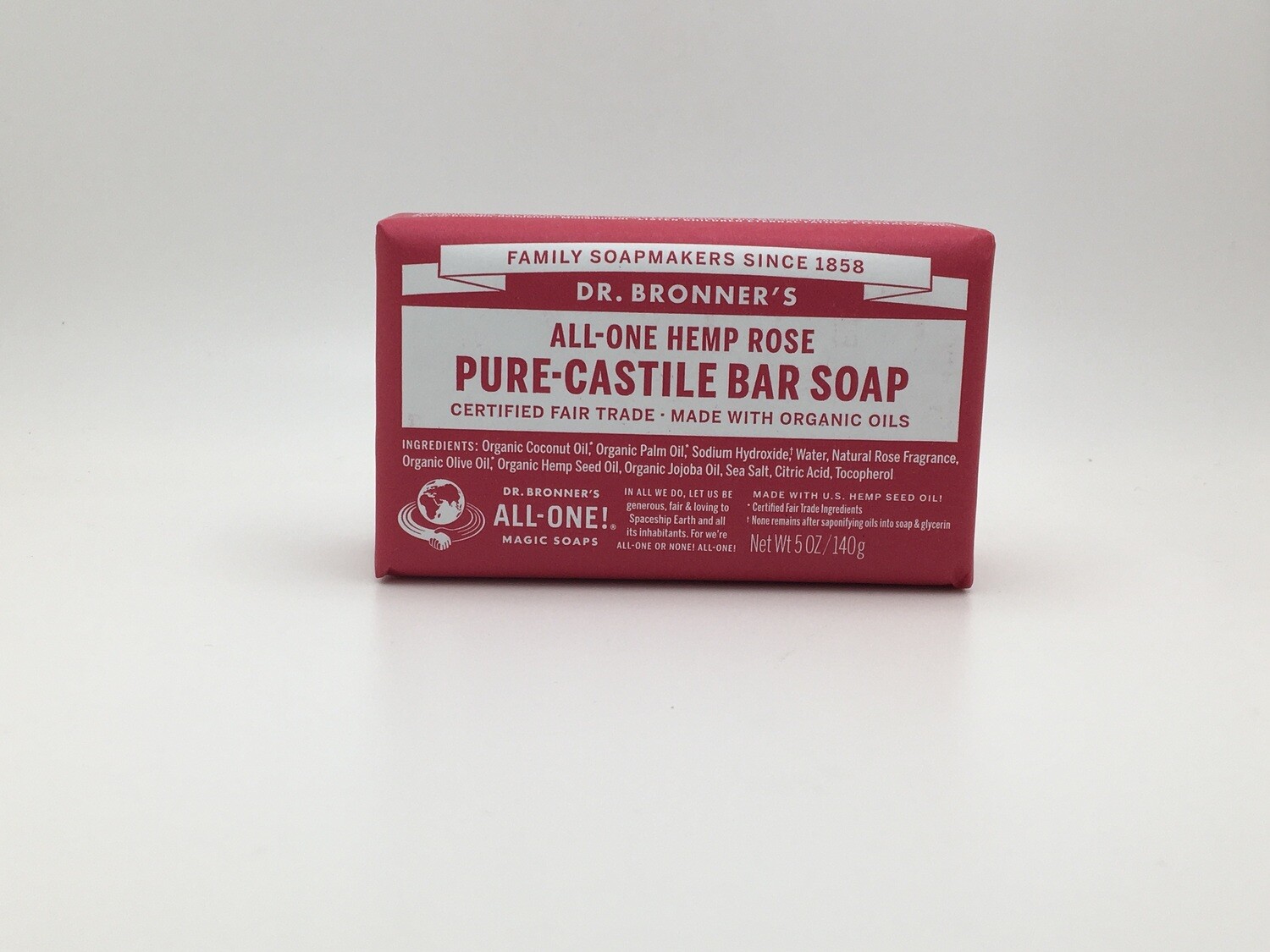 Castile Bar Soap Rose (Dr Bronner’s)