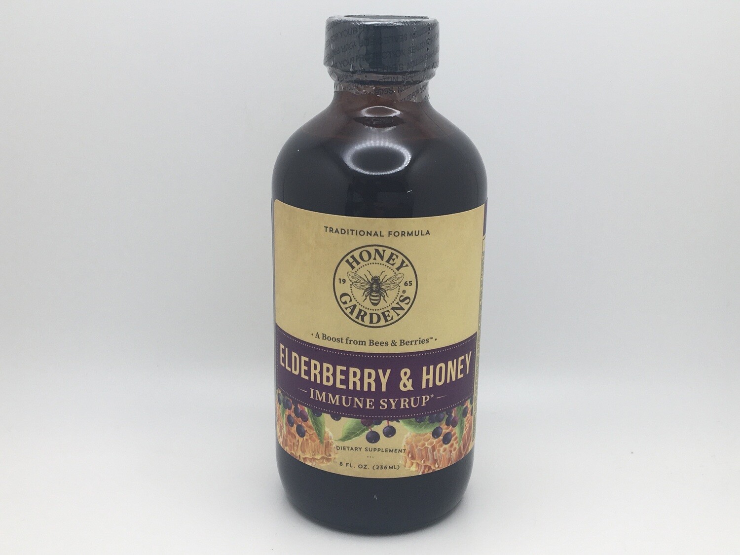 Elderberry&Honey Immune Syrup 8oz(Honey Gardens)