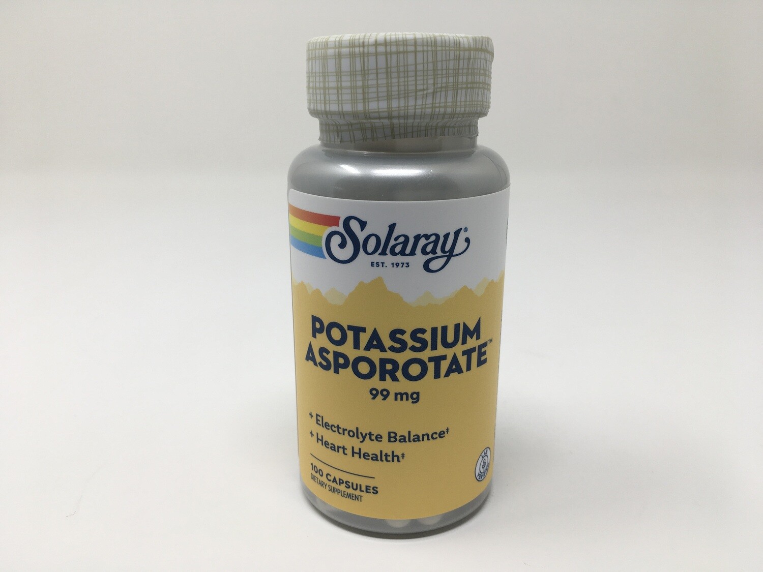 Potassium Asporotate 99mg 100 caps (Solaray)
