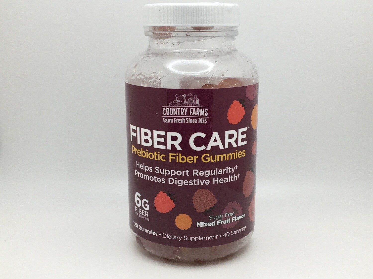 Fiber Care Prebiotic Fiber 120gummy/SF/Mixed Fruit (Country Farms)