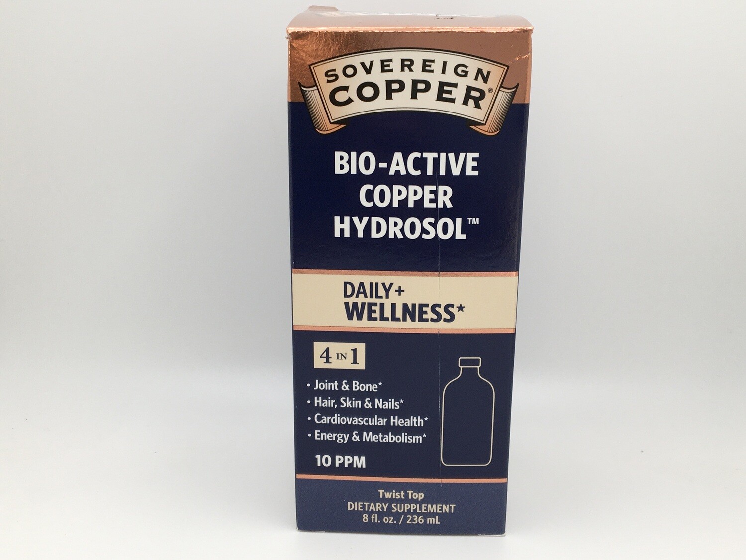Bio Active Copper Hydrosol 8oz Bottle(Sovereign)