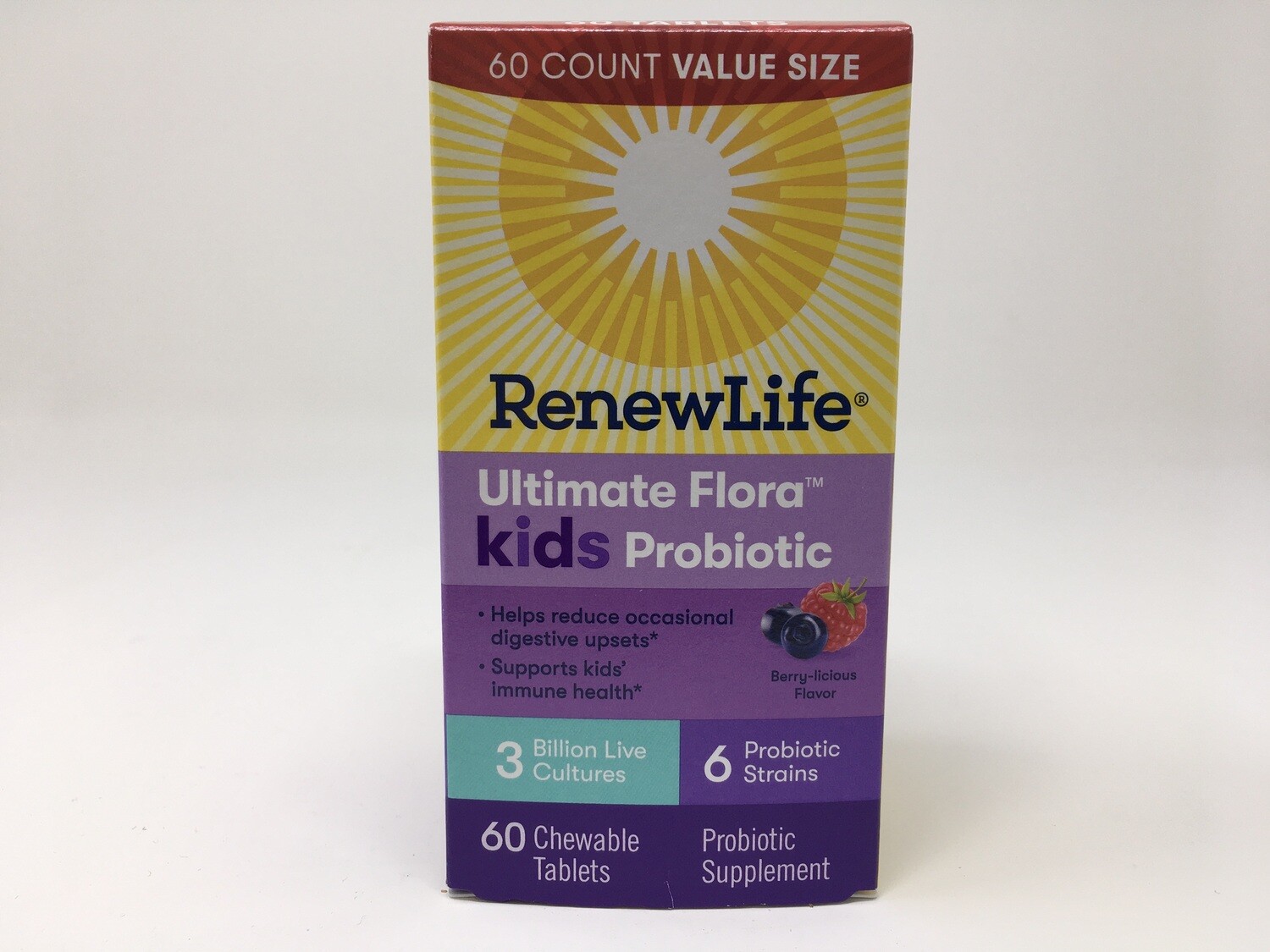 Ultimate Flora Kids Probiotic Berry 60 Chews (RenewLife)