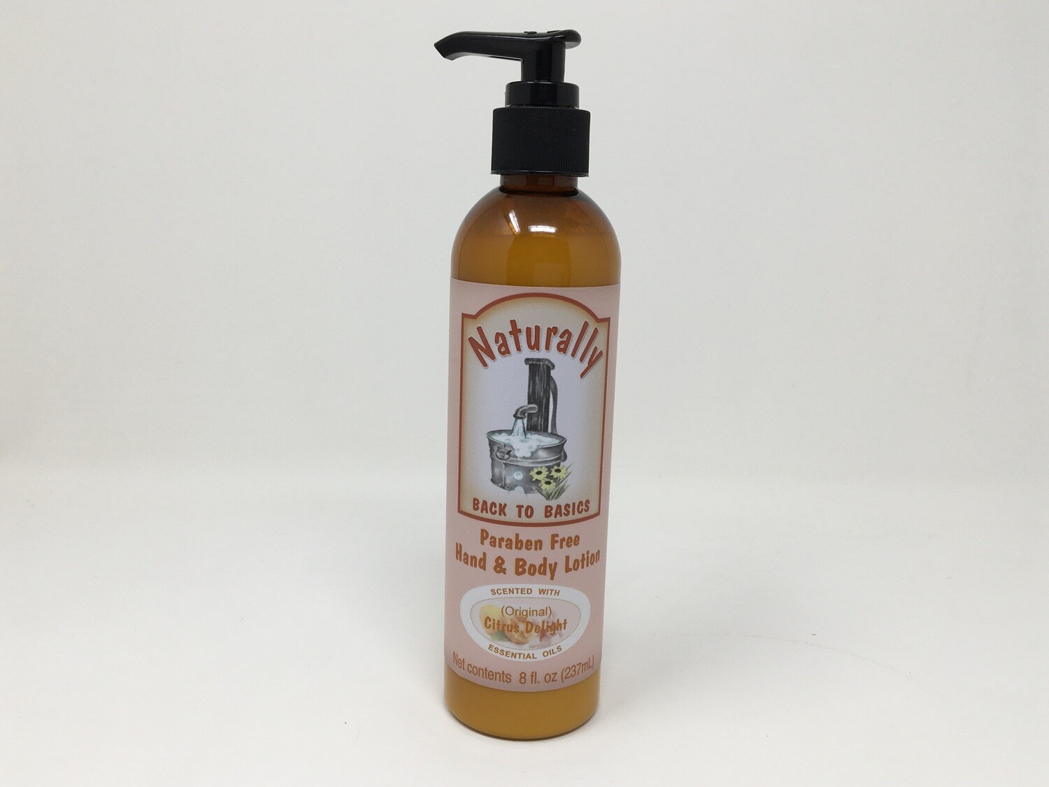 Naturally Back To Basics Hand &amp; Body Lotion (Miller&#39;s Natural Products) citrus delight 8 oz