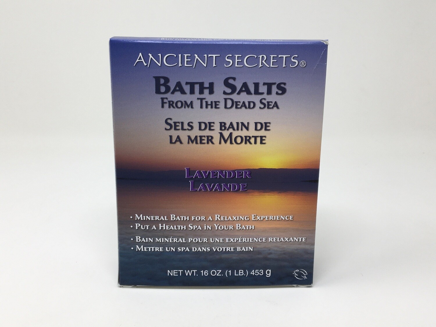 Bath Salts From The Dead Sea 16ozLavender(Ancient Secrets)