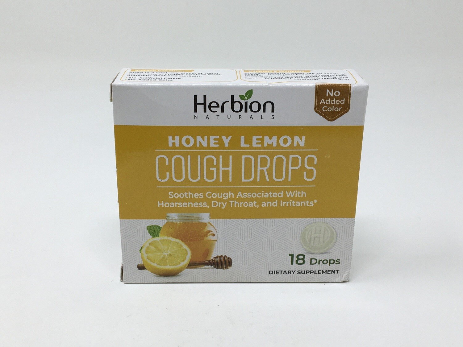 Cough Drops Honey/Lemon 18ct(Herbion)