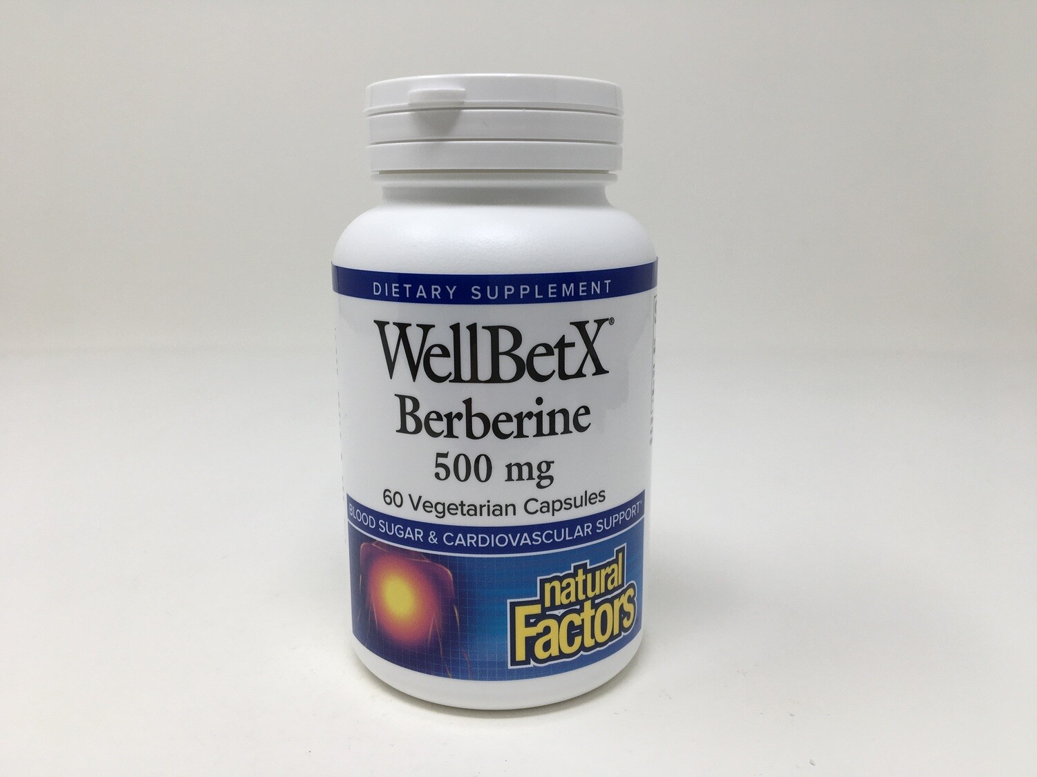 WellBetX Berberine 500mg 60vcaps (Natural Factors)