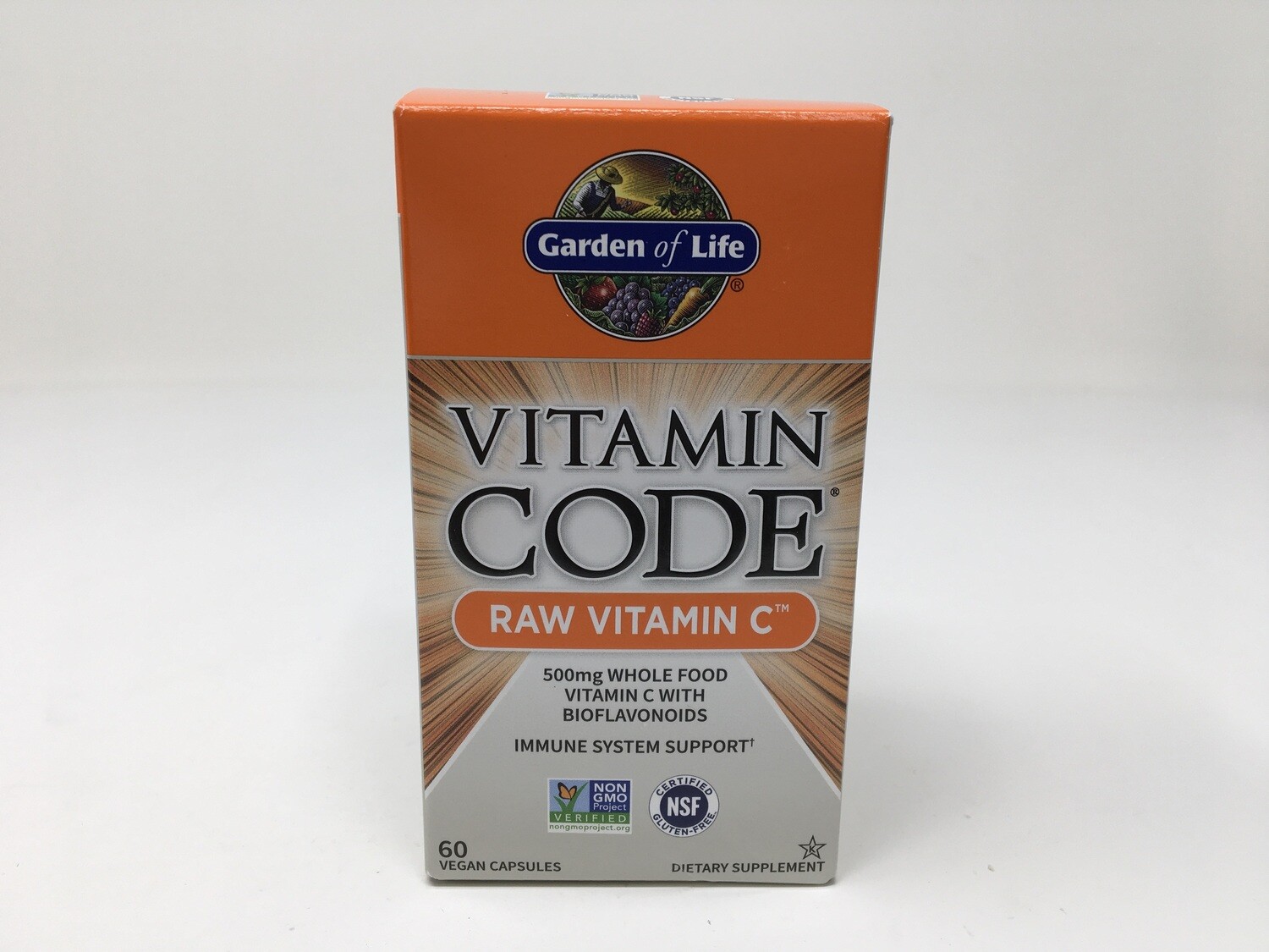 Vitamin Code Raw Vitamin C 500mg 60caps(Garden of Life)