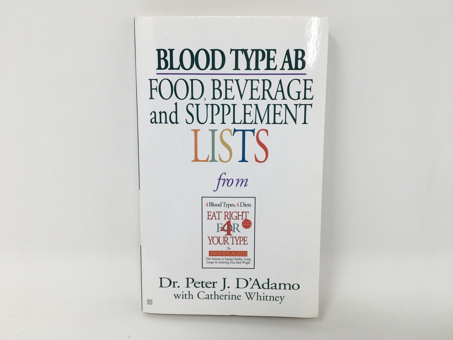 Blood Type AB Booklet   ( Dr Peter Adamo)