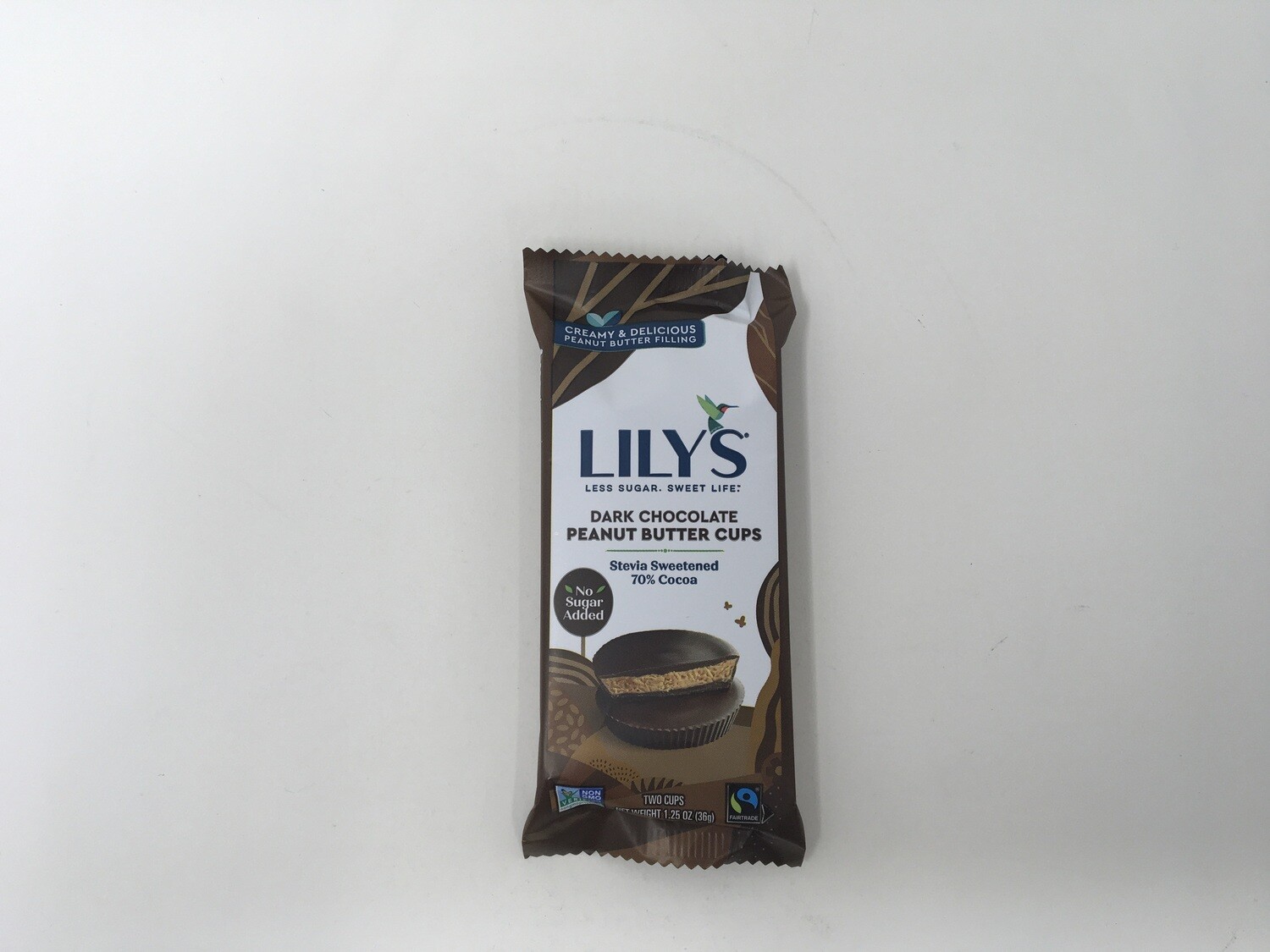 Dark Chocolate Peanut Butter Cups 1.25oz(Lily's)Disc.