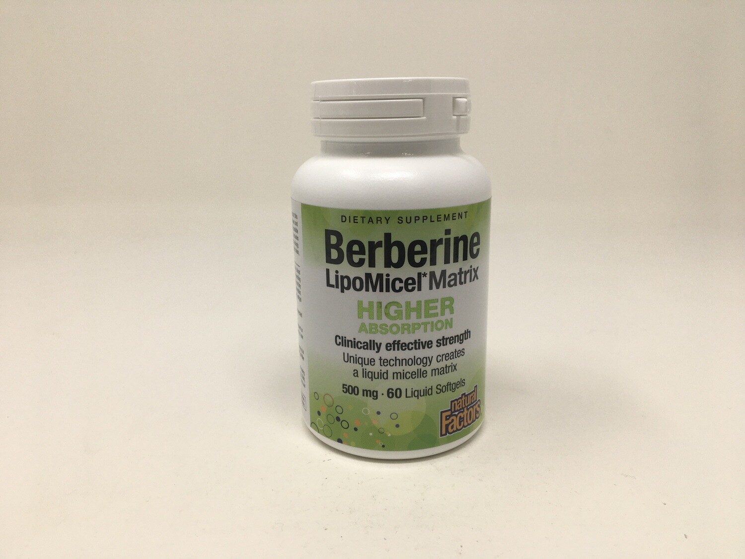 Berberine LipoMicel Matrix 500mg 60sg(Natural Factors)
