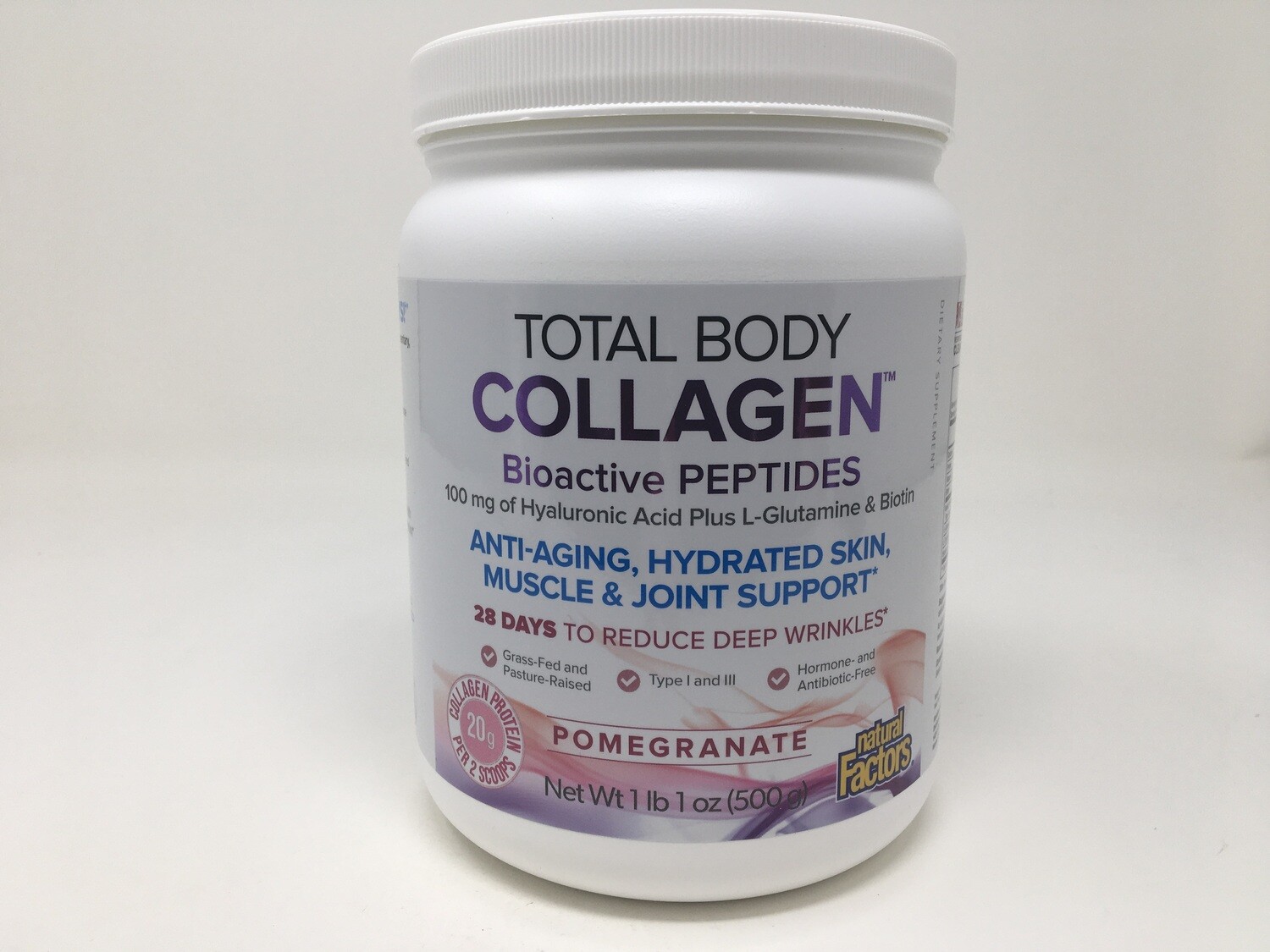 Total Body Collagen Bioactive Peptides/Pomegranate 1LB 1oz (NF)