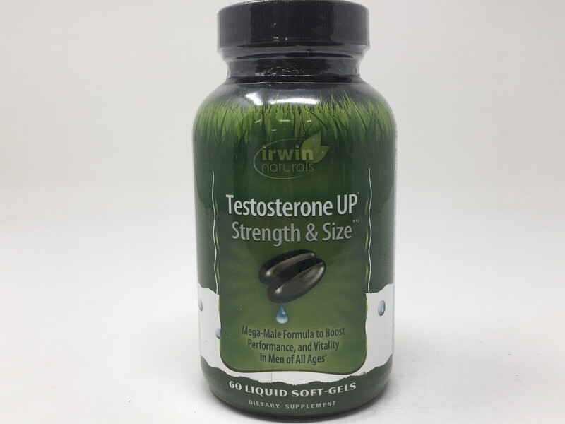 Testosterone Up Strength &amp; Size 60sg(Irwin Naturals)