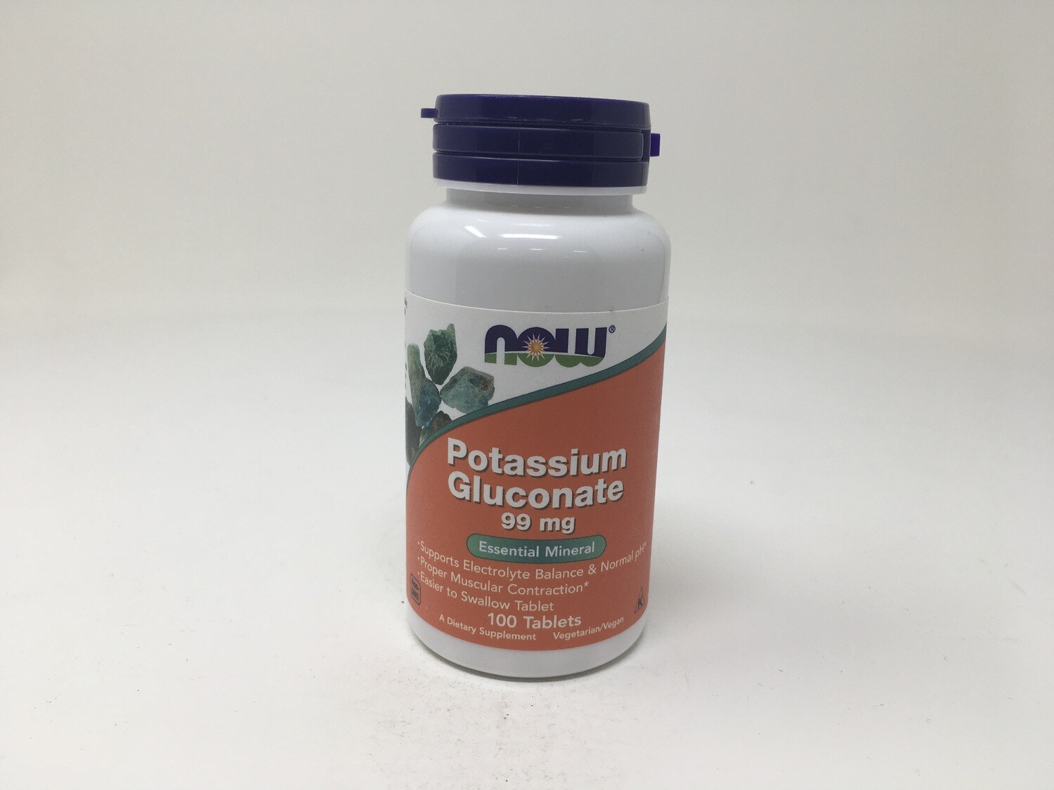 Potassium Gluconate 99mg (Now)  100 Tablets 1460
