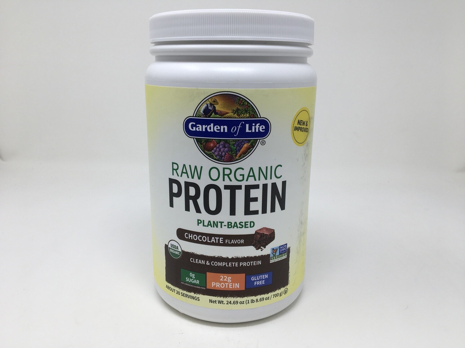 Raw Organic Protein  Chocolate Flavor 1LB(Garden Of Life)
