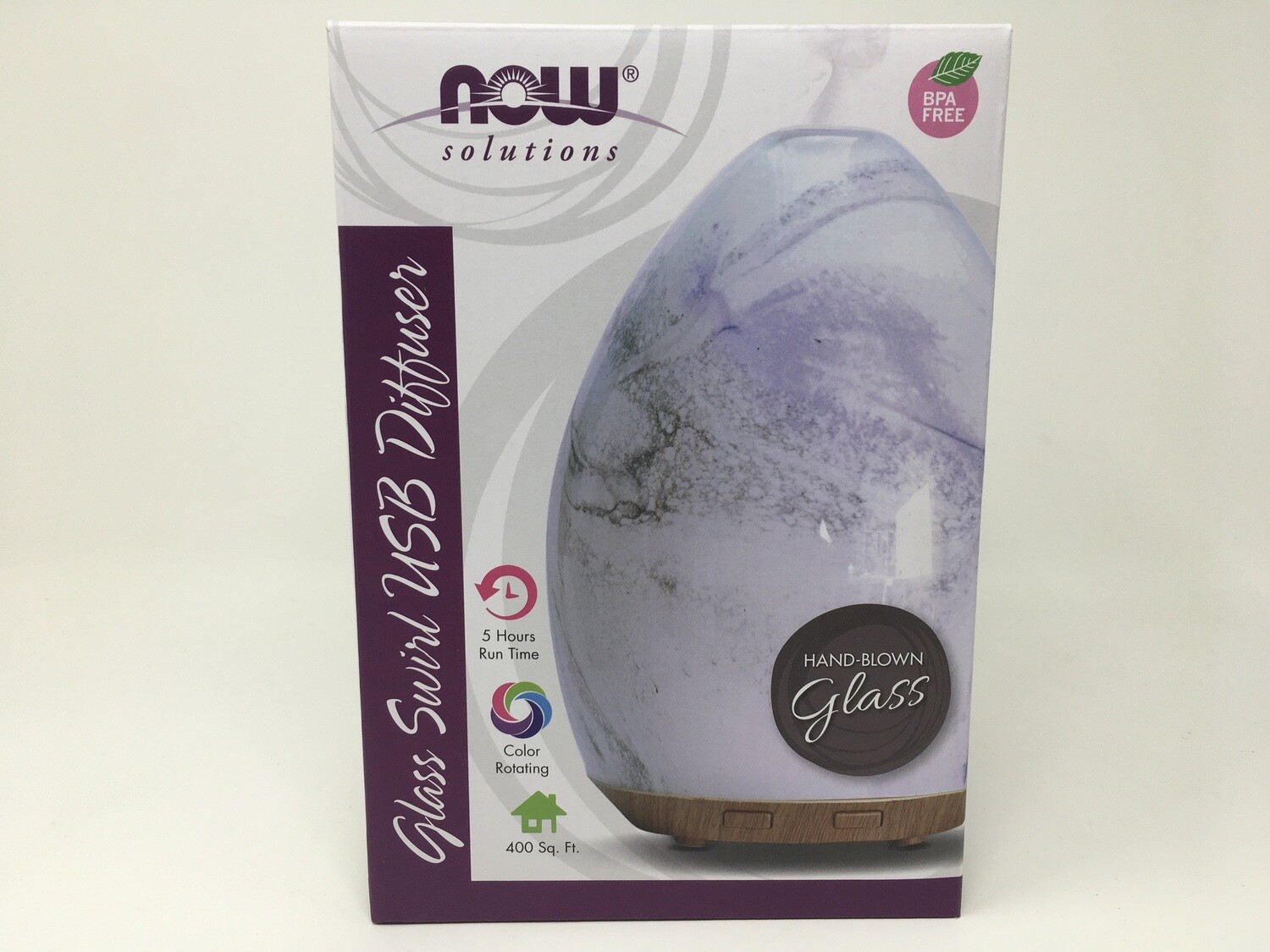 Essential Oil Diffuser Glass Swirl