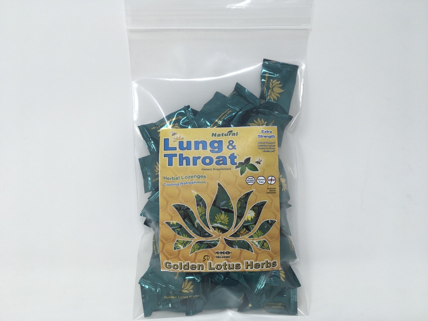 Lung &amp; Throat 50peices (Golden Lotus)