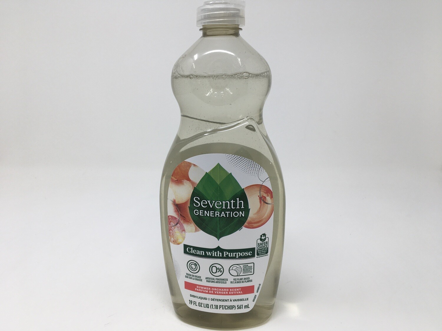 Dish Soap Summer Orchard 19oz(Seventh Generation)