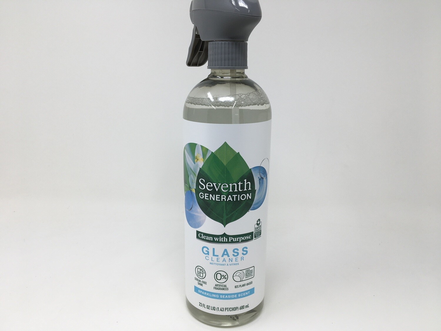 Glass Cleaner 23oz(Sparkling Seaside)(Seventh Generation)