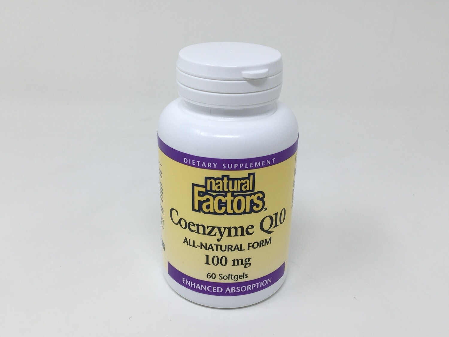 Coenzyme Q10 100mg Natural Form 60sg(Natural Factors)