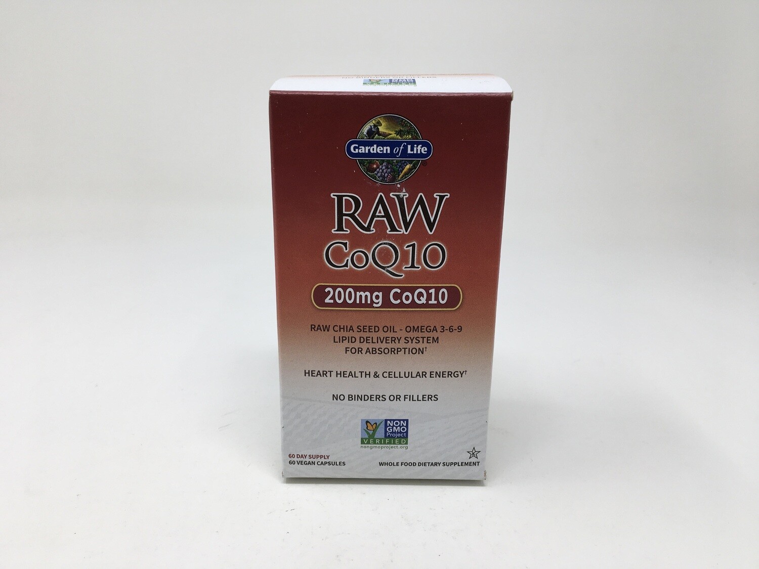 Raw CoQ10 200mg 60caps (Garden of Life)