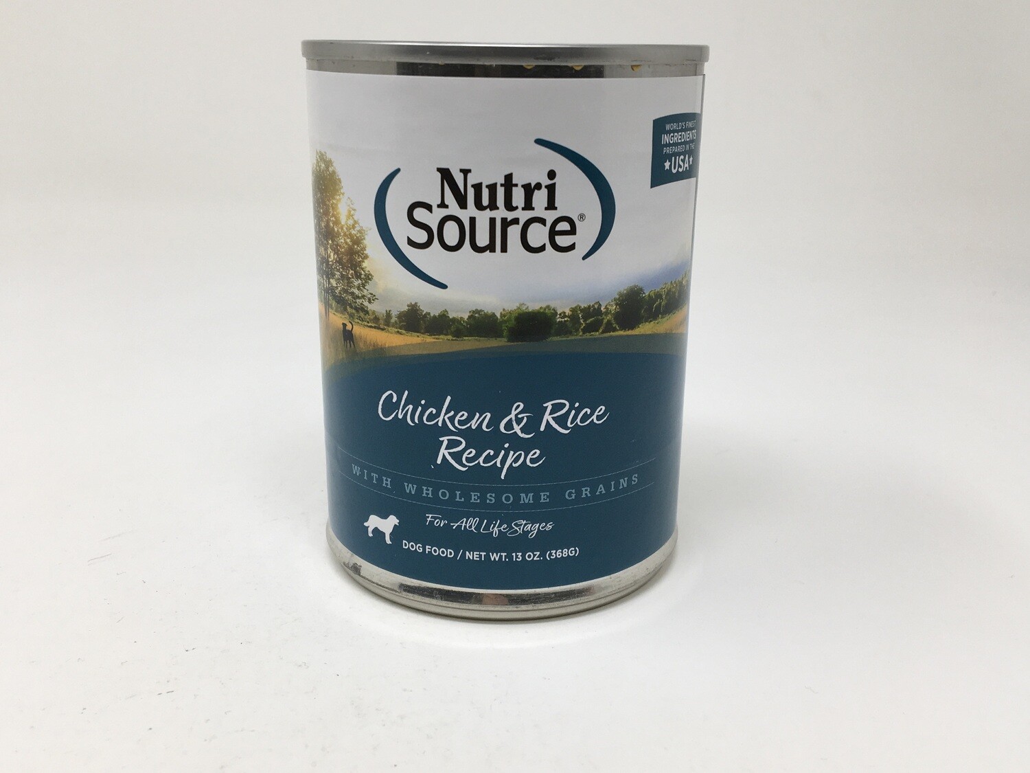 Chicken &amp; Rice  Recipe .13oz Can Dog Food(Nutra Source)