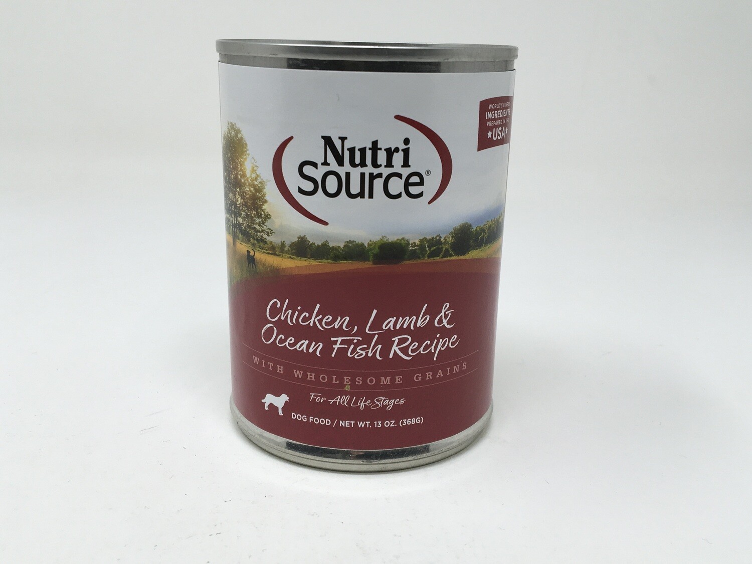 Chicken Lamb &amp;Ocean Fish Recipe .13ozCan Dog Food(Nutri Source)