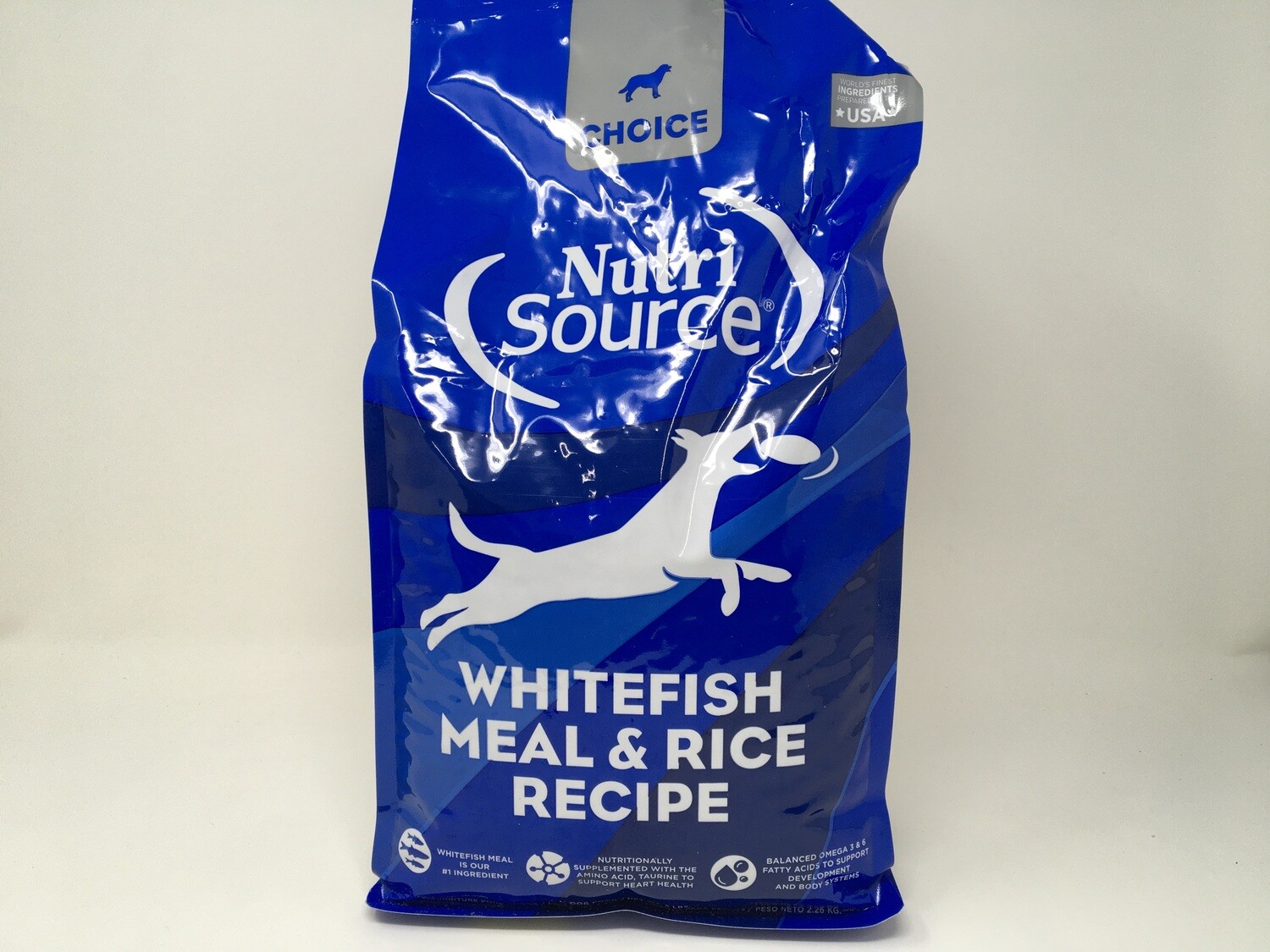 Whitefish Meal &amp; Rice Recipe 5LB Dry Dog Food(Nutri Source)