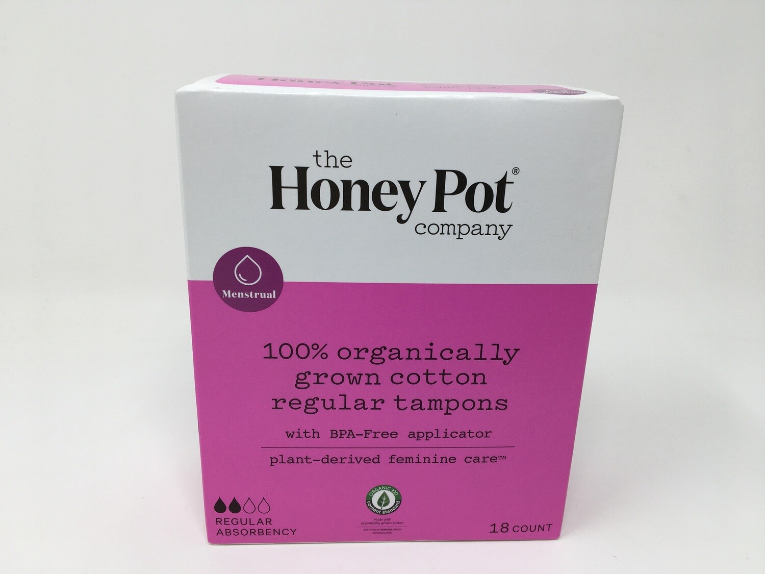 The Honey Pot Regular/Tampons (pink )18ct(The Honey Pot)