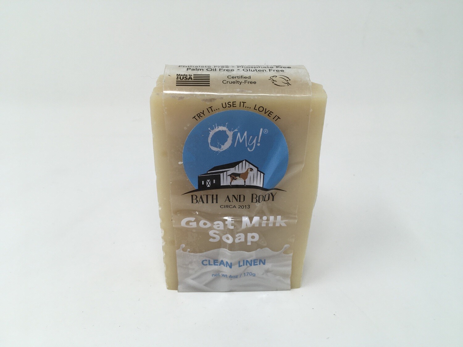 Goat Milk Soap/Clean Linen 6oz(OMY)