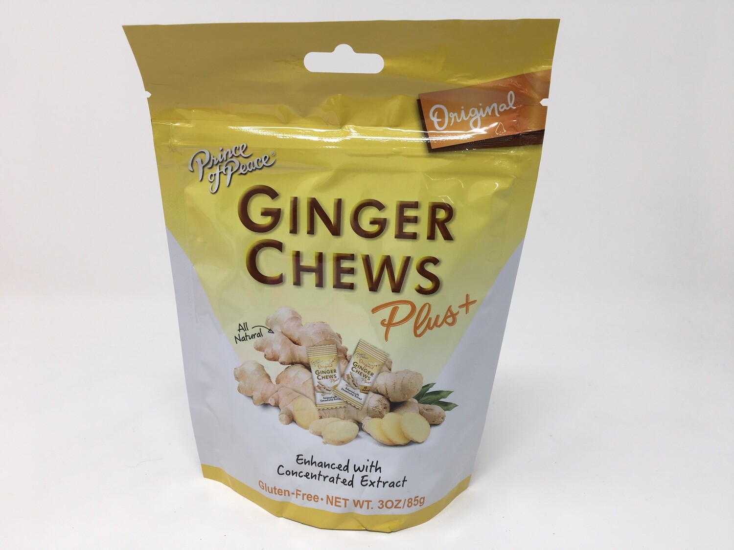 Ginger Chews Plus+ 3ozOriginal(Starwest)