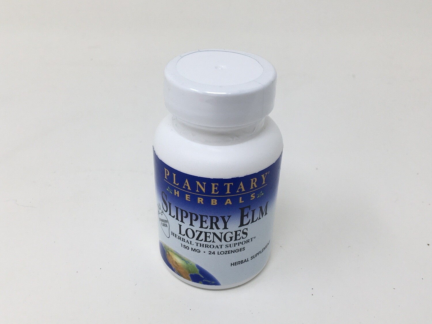 Slippery Elm 150 mg 24 loz.  Strawberry (Planetary Herbals)