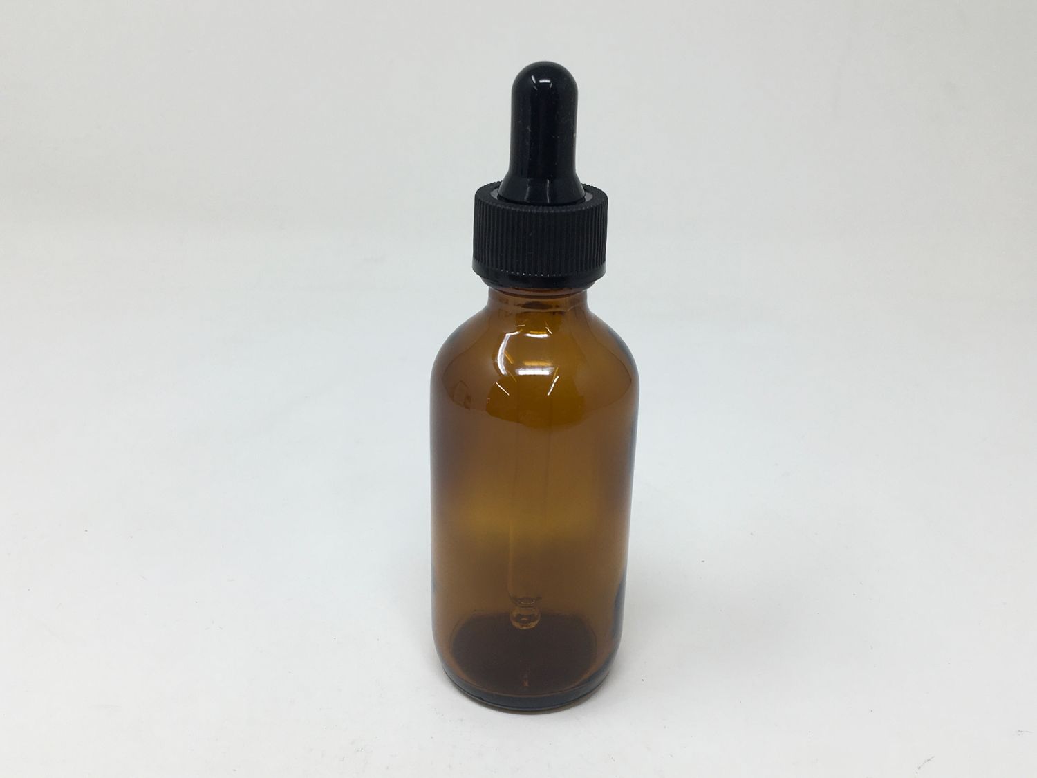 Empty Amber Bottle 2oz w/Dropper