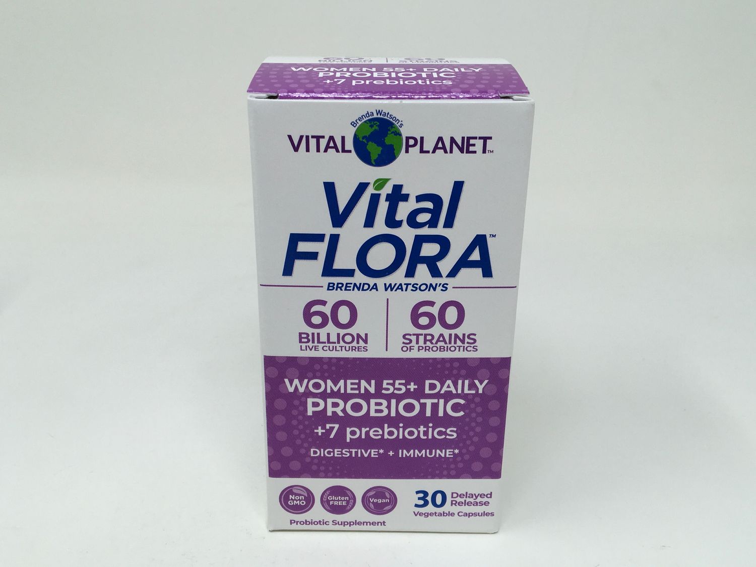 Womens55+ Daily Probiotics+7Prebiotics/60strains/30vcap(Vital Planet)
