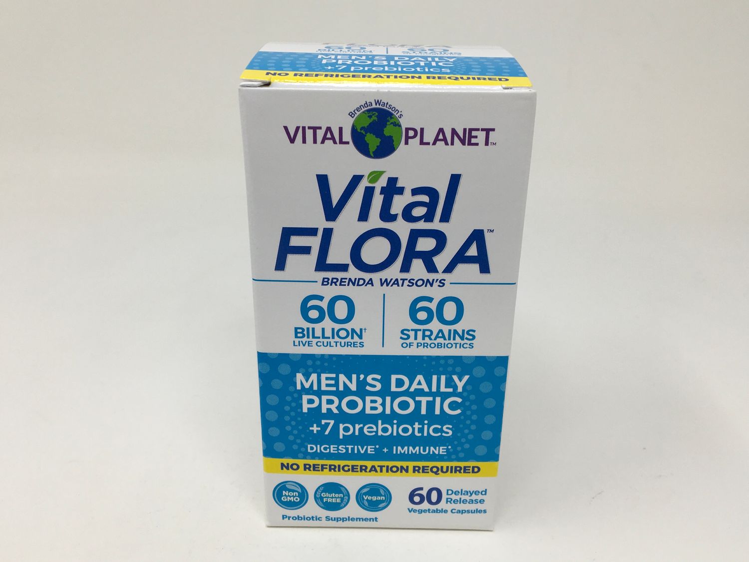Mens Daily Probiotic=7 prebiotics/60Billion/60vcap(Vital Planet)