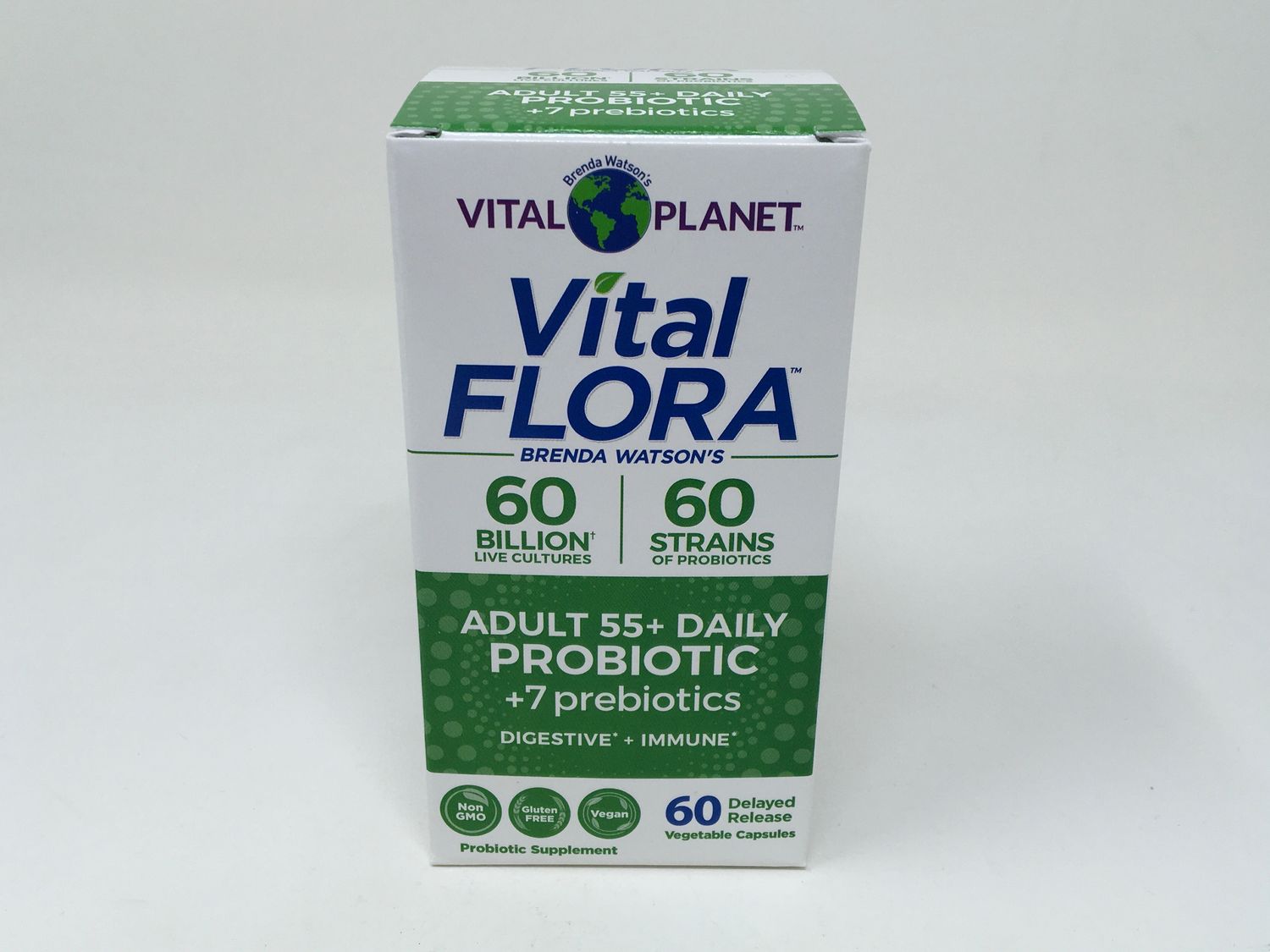 Adult 55+Daily+7prebiotics/60cap(Vital Planet)