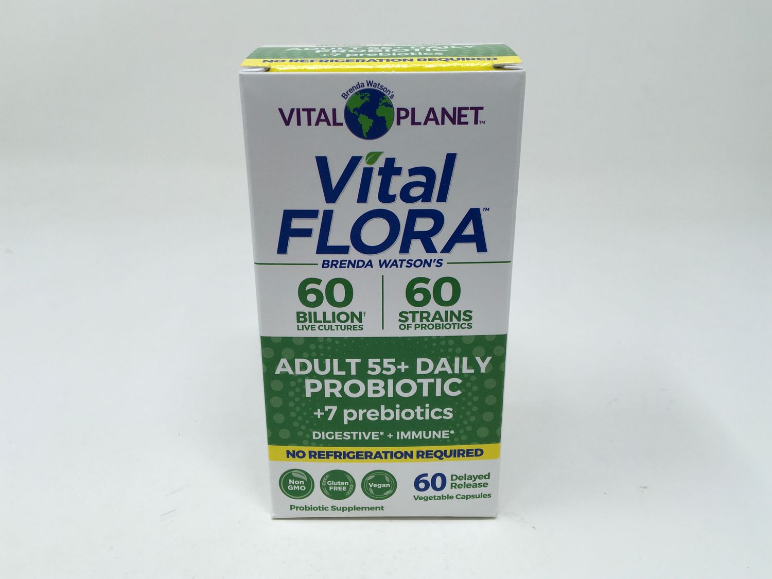 Adult 55+Daily Probiotic+7prebiotics/60cap(Vital Planet)