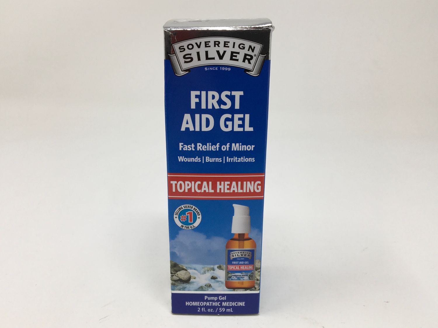 Bio Active Sovereign Silver  2oz First Aid  Gel Pump (Sovereign Silver)