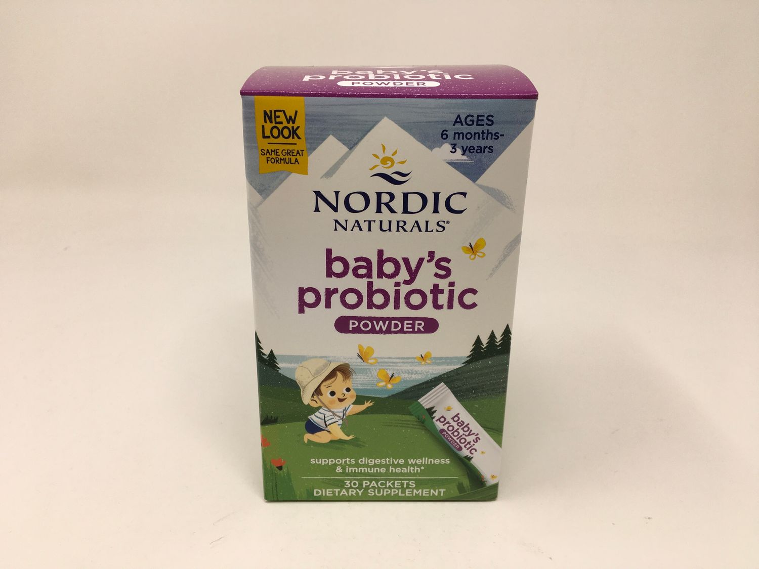 Baby&#39;s Probiotic Powder 30 Packets (Nordic Naturals)