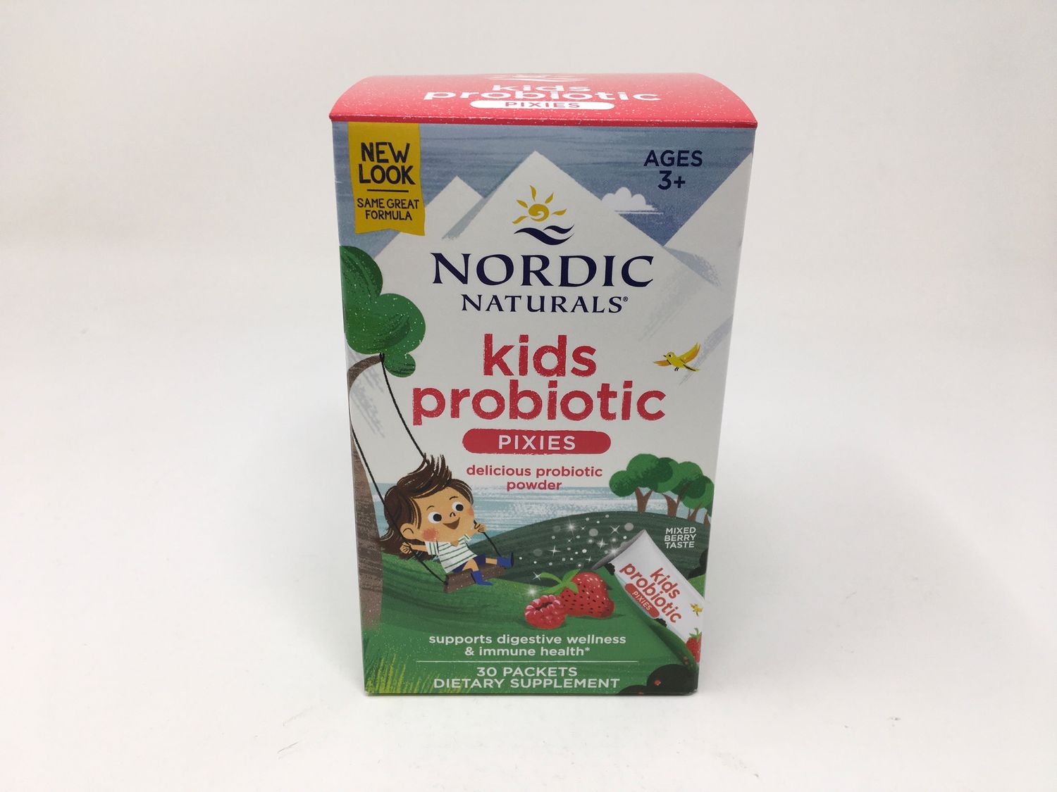 Probiotic Powder 30 Packets (Nordic Naturals) 3 Billion Berry Pixies