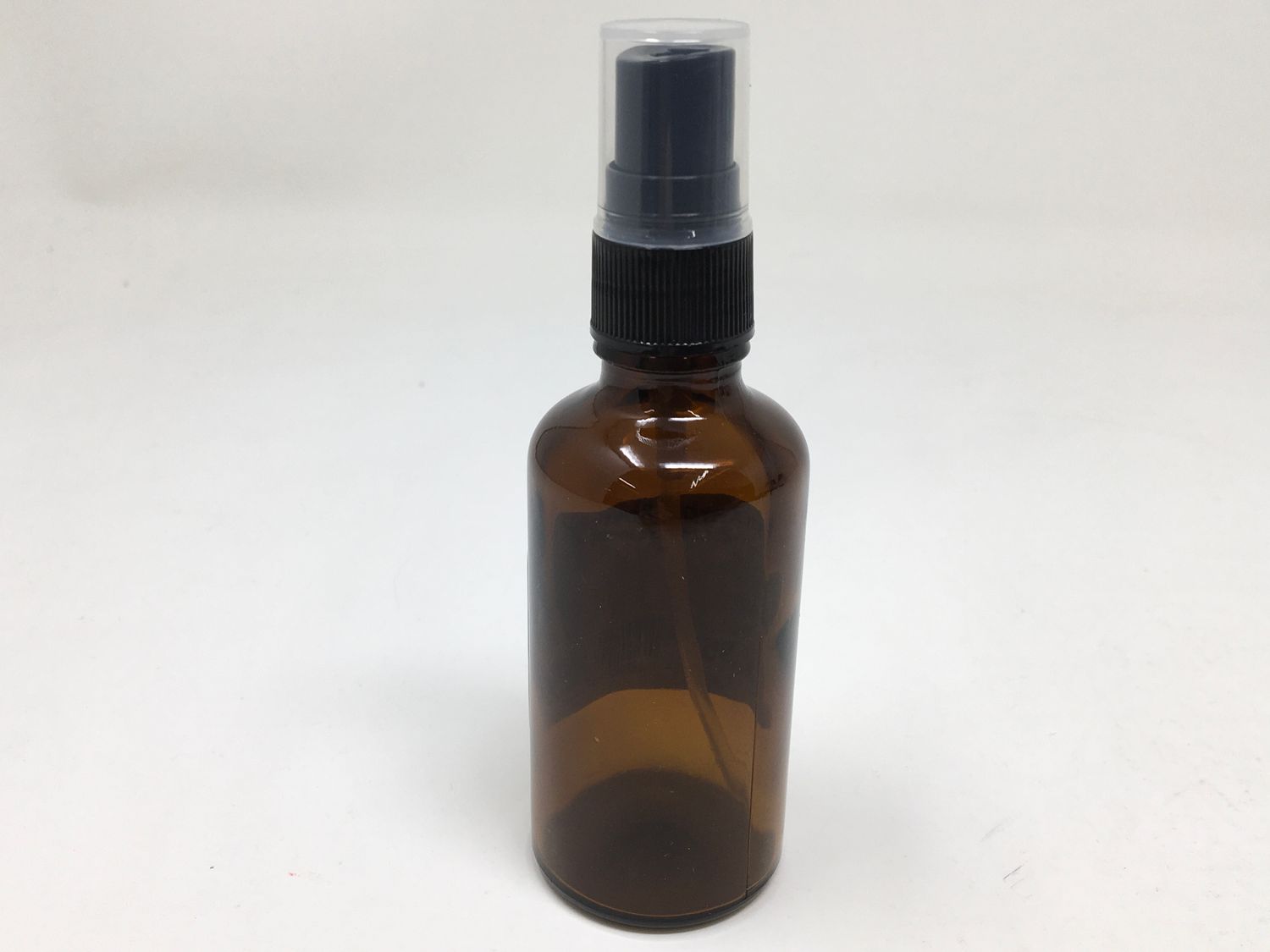 Empty Amber Bottle W/spray 2oz