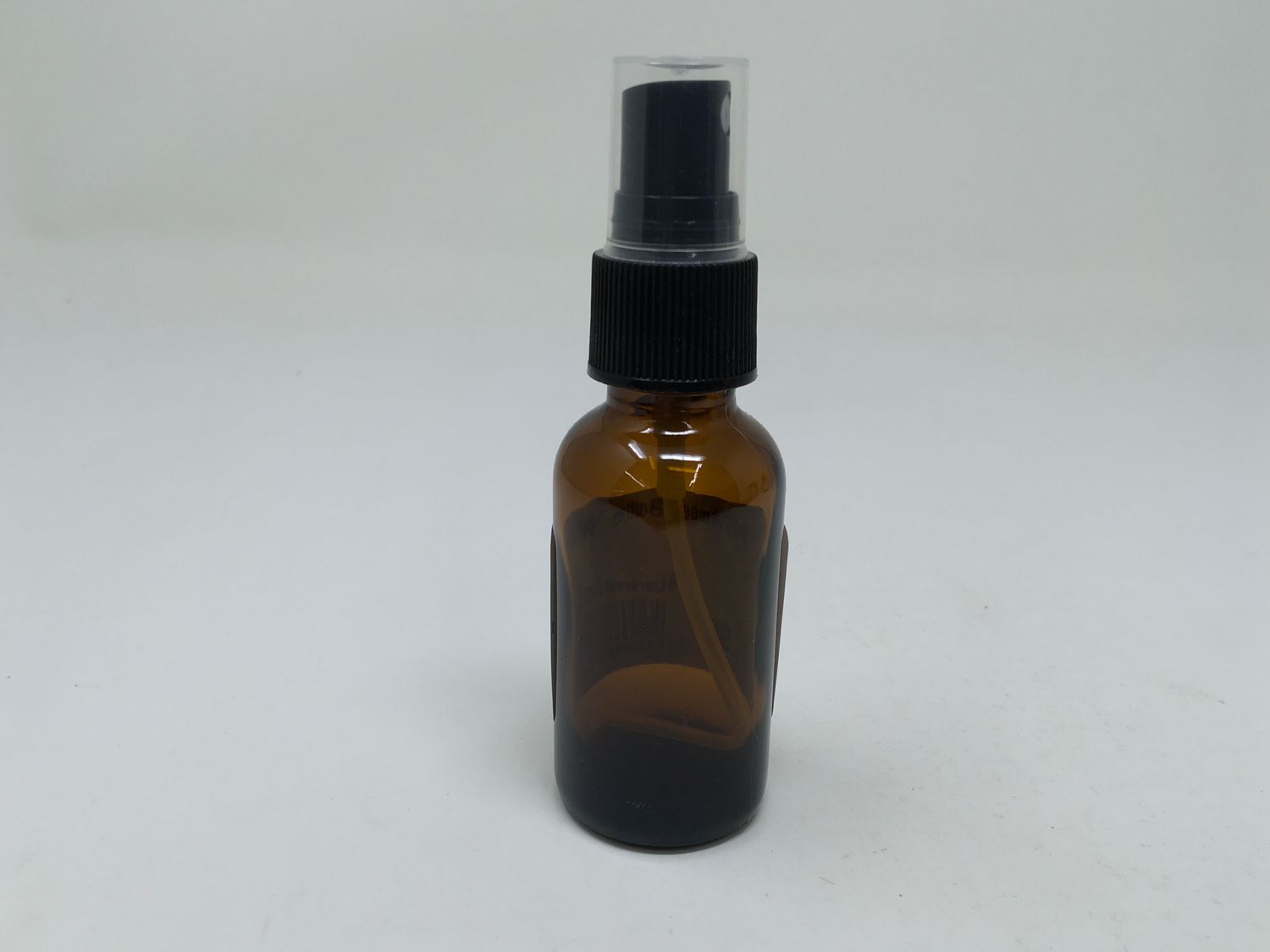 Empty Amber Bottle W/spray 1oz