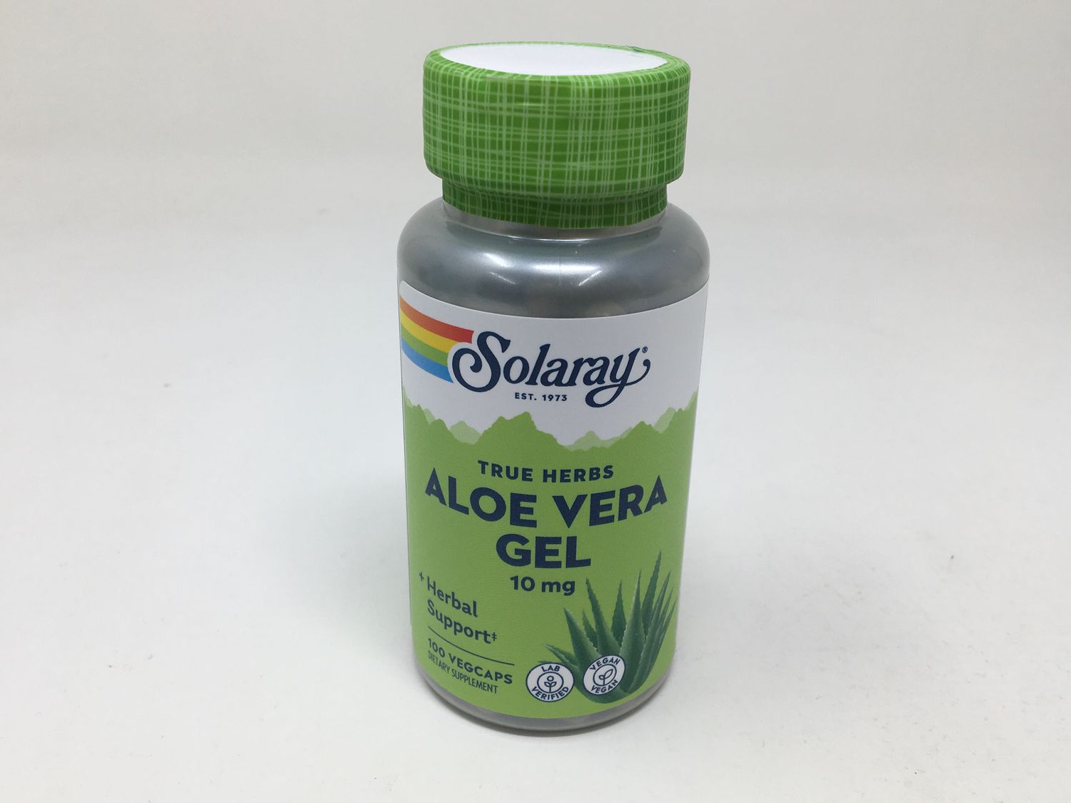 Aloe Vera Gel 10mg 100ct (Solaray)