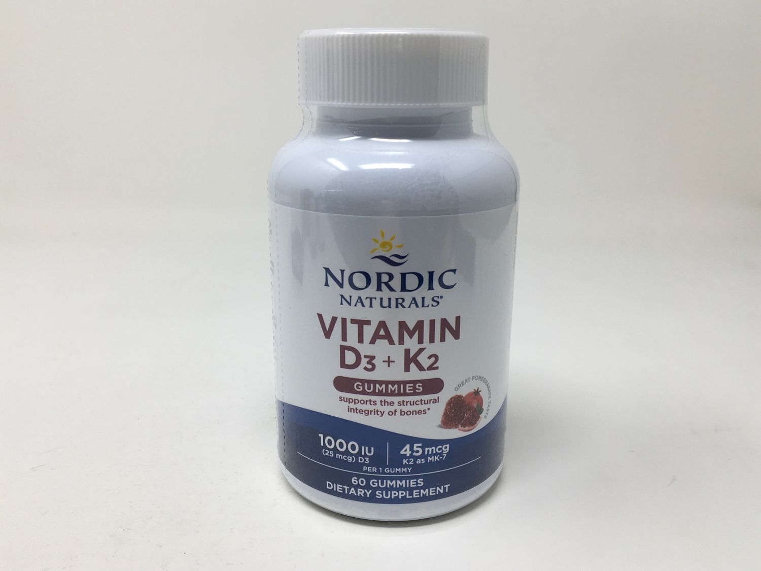 Vitamin D3+K2 60Gummy(Nordic Natural)