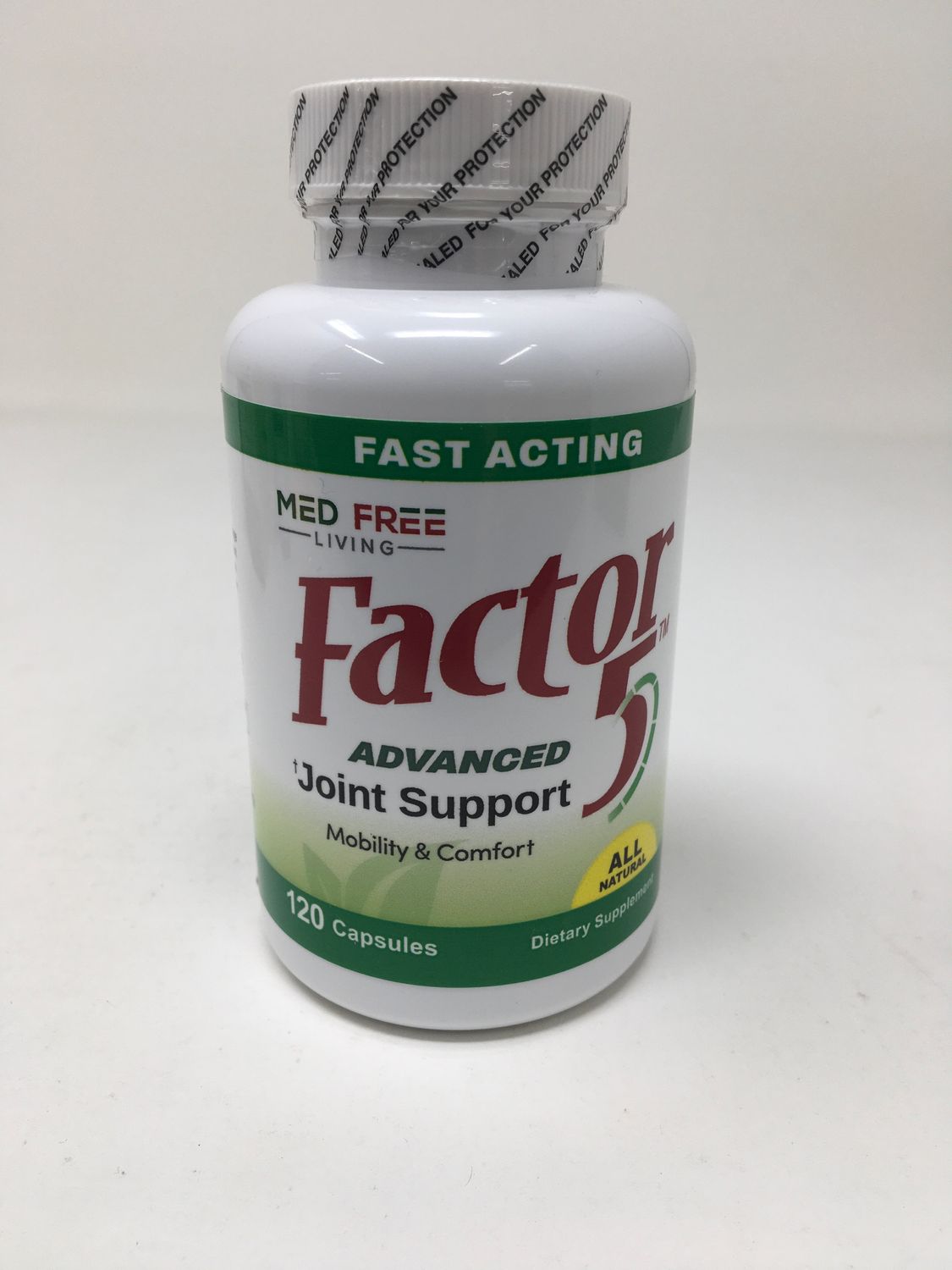 Factor 5  120cap(Med Free Living)TemporaryDisc.