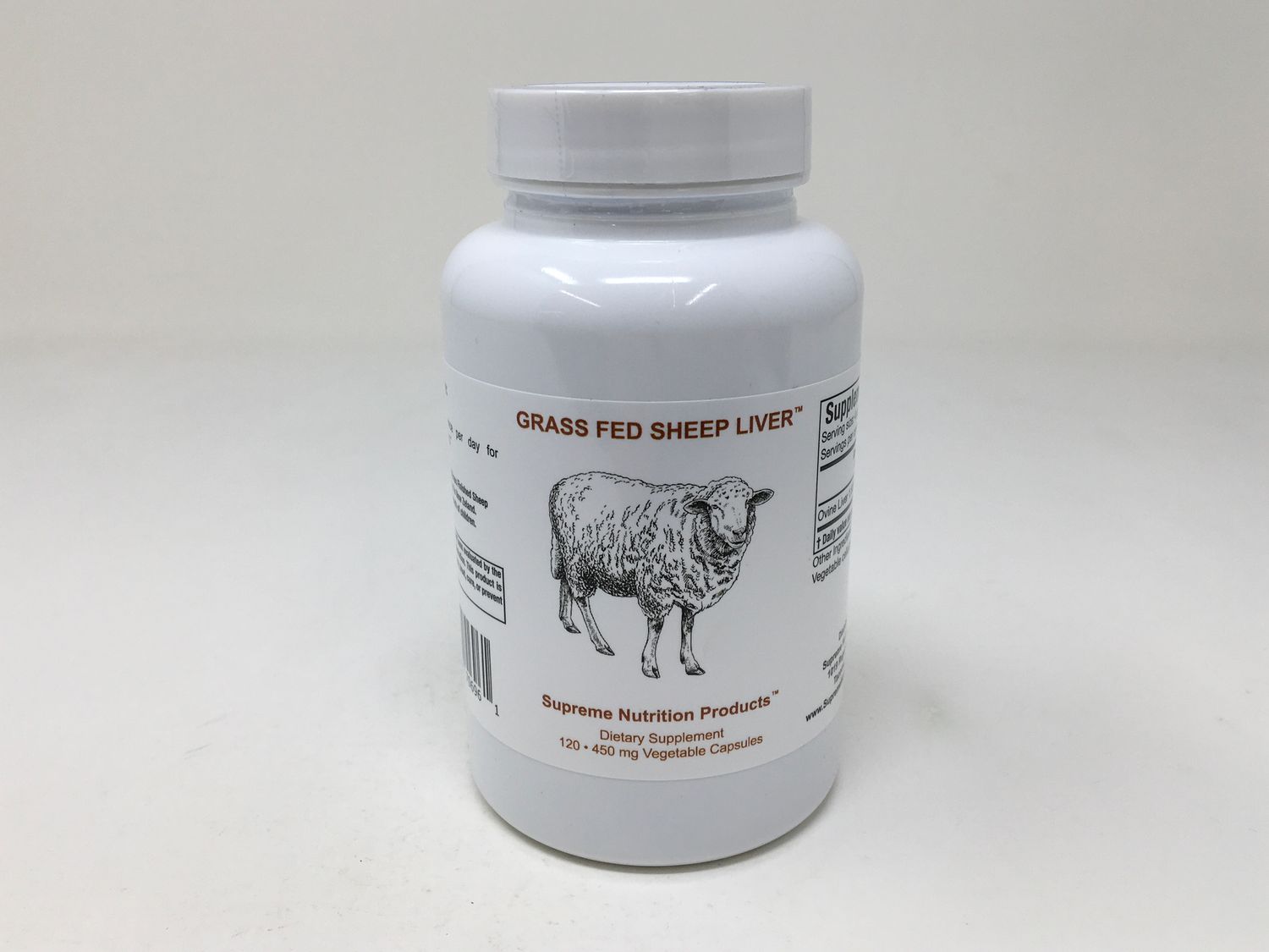 Grass Fed Sheep Liver 120caps (Supreme)