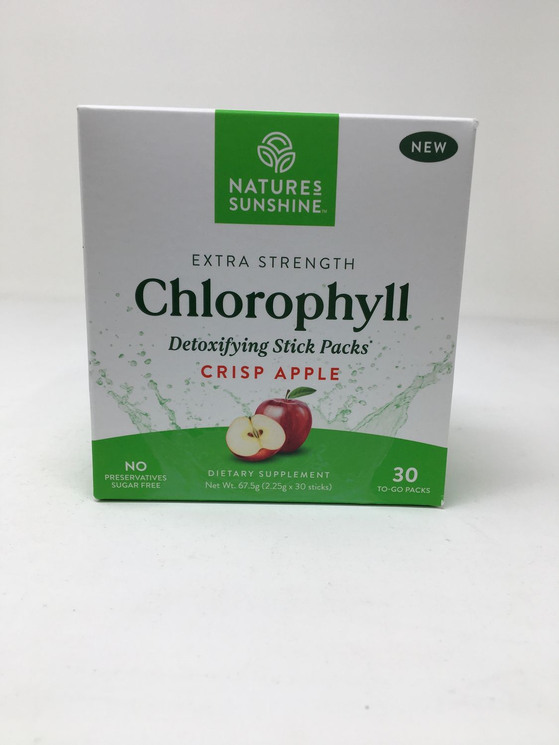 Extra Strength Chlorophyll /Crisp Apple 30packets(Natures Sunshine)