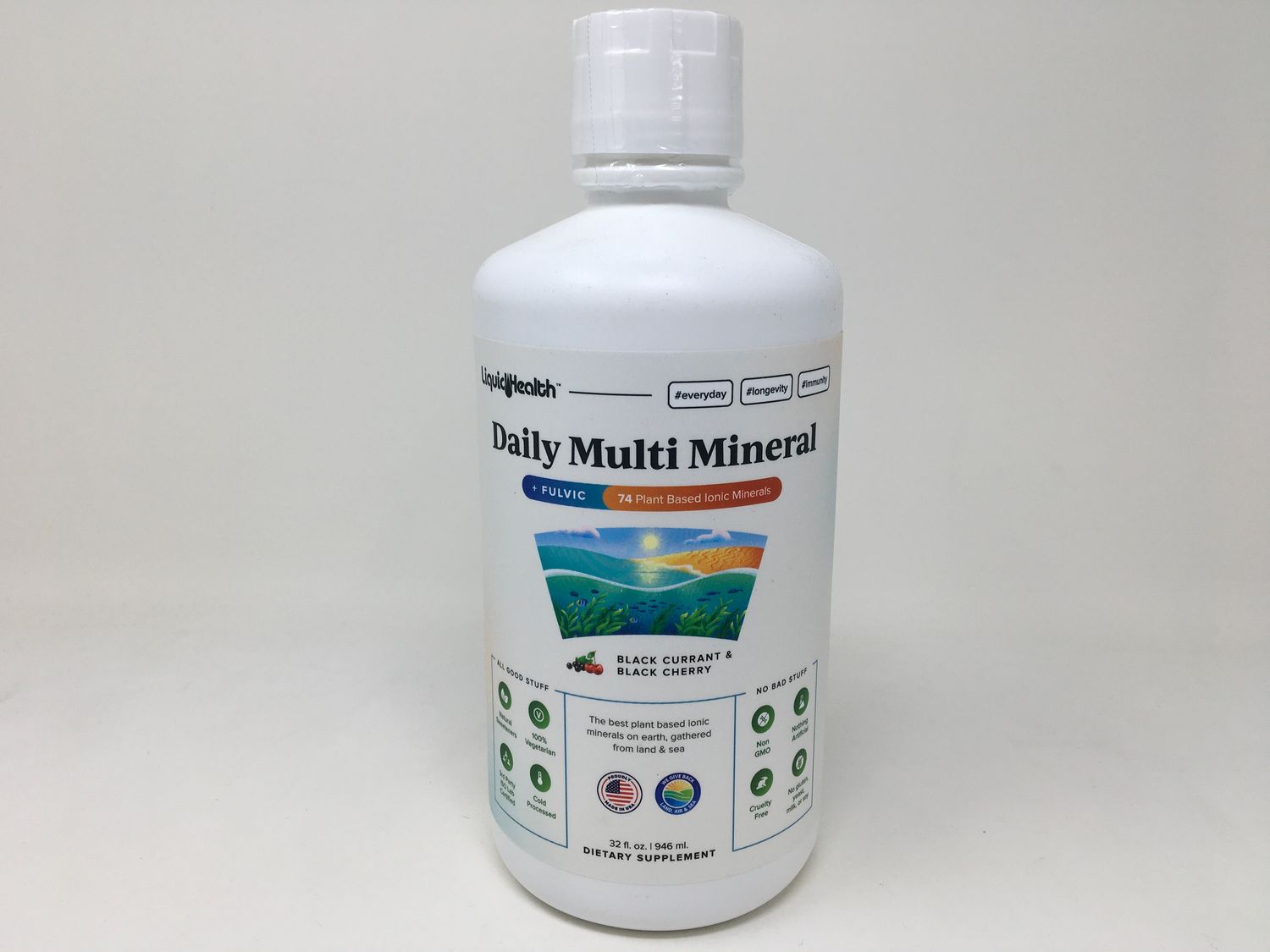 Daily Multi Mineral /Black Currant/Black Cherry Flavor 32oz (Liquid Health)