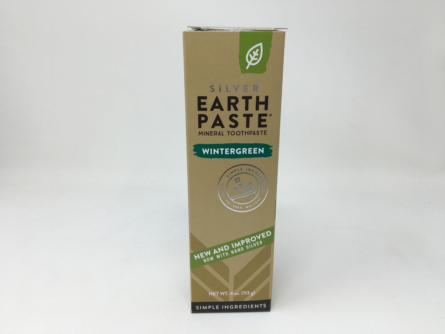 Silver Earth Paste Wintergreen Toothpaste 4oz. (Earth Paste)